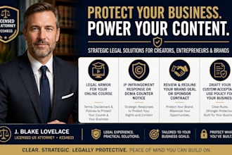 draft a custom acceptable use policy or usage policy for your business