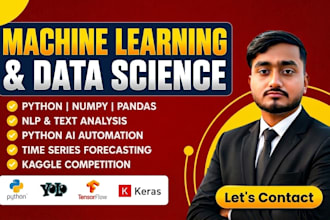 do machine learning data science nlp kaggle python ai automation projects