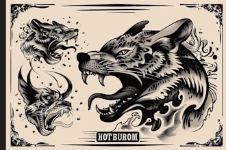do american traditional tattoo style by request