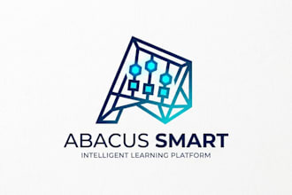 design a modern and smart abacus logo for your brand