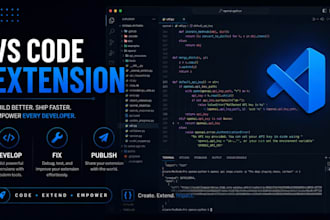 build, fix or debug your vs code extension or vscode plugin