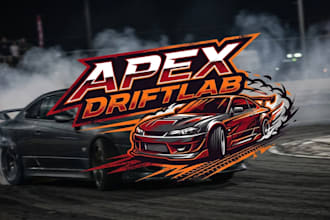 design a bold and high speed drift logo for your brand