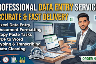 do  fast data entry and copy paste tasks