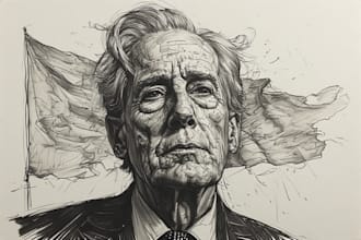 draw a hedcut wsj style from a photo for you
