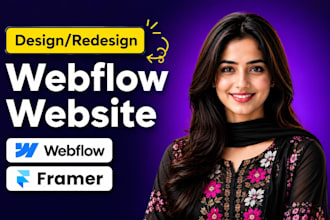 design or redesign webflow wix wordpress website, figma to webflow developer