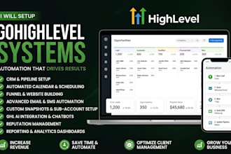 setup ghl workflows, pipelines, email and SMS campaigns