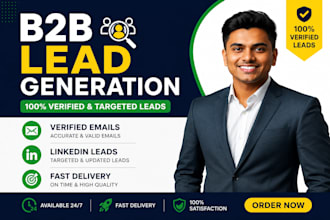 do b2b lead generation, web research and email list building