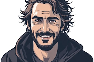 do a vector portrait for you
