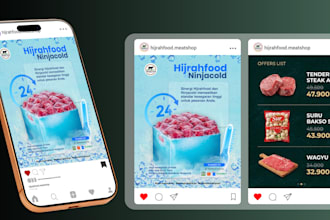 premium design for socialmedia and print production packaging or sticker