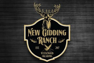 create vintage ranch, farm , western and cattle brand logo