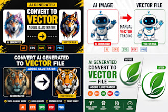 ai generated images into editable vector files