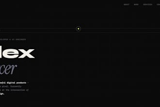 build you a stunning developer portfolio site