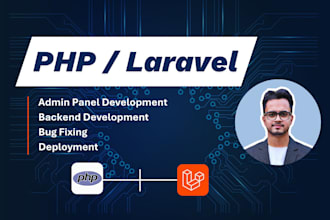 be full stack php laravel developer for saas development