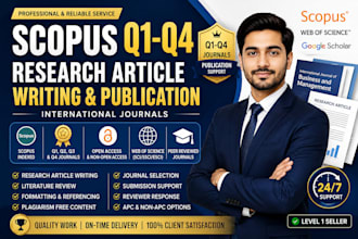 write and publish research articles in scopus q1 q2 q3 q4 journals
