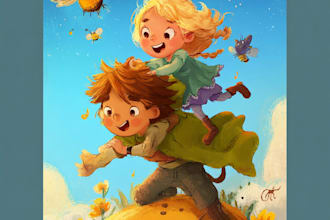 design a professional childrens book cover