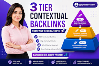 build 3 tier contextual backlinks for fast SEO ranking