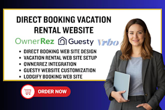 do your direct booking vacation rental website with ownerrez, guesty, lodgify