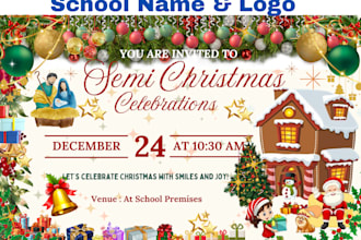 professional school festival and event posters