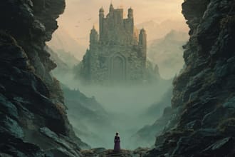 do fantasy book cover, book cover design book cover