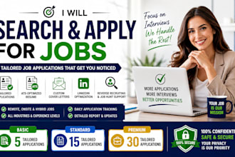 search and apply for job, tailored job application, reverse recruit job hunt app