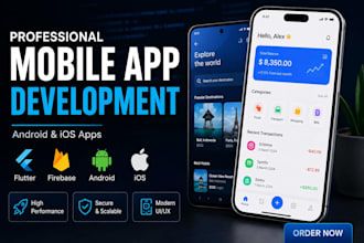 do ai mobile app development, android ios flutter mobile app