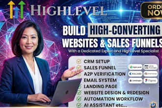 setup gohighlevel CRM automation sales funnel and workflows