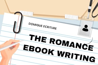 ghostwrite your paranormal romance, contemporary romance, or dark romance story