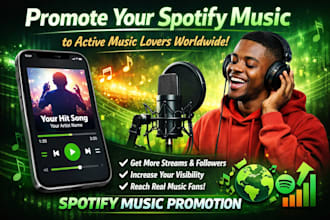 promote your spotify music to active music lovers worldwide