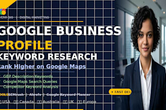 do google business profile keyword research to rank you on