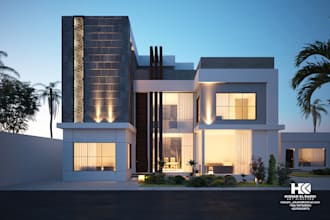 do exterior design 3d modeling and commercial architectural