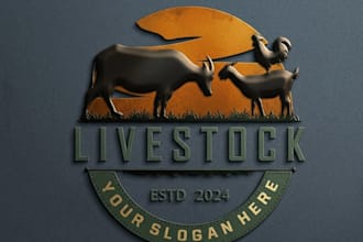 create professional and specially cow logo design