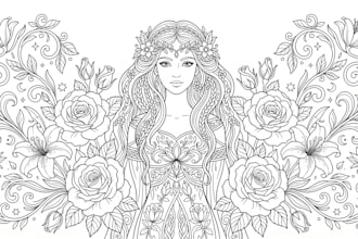 create stunning adult coloring books for amazon KDP etsy