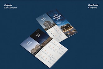 house developer brochure, architecture brochure cooperate for property marketing