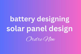 battery design solar panel design circuit