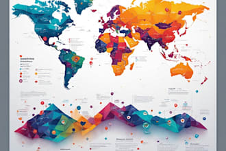 design a modern flat vector map illustration for location or event