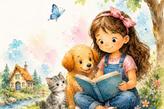 children book illustration and children book illustration