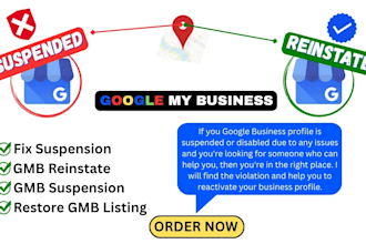 fix google my business profile suspended gmb reinstate appeal