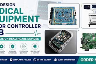 design medical equipment motor controller pcb for precision healthcare devices