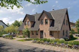 real estate cgi for united kingdom developer,photorealistic render from your dwg