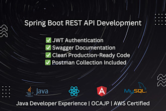build a spring boot rest API with jwt authentication