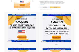 design custom amazon storefront or brand store