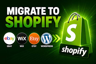 shopify migration from ebay wix etsy and wordpress