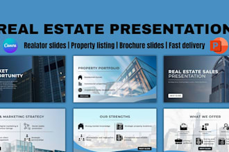 design real estate presentation, property listing offering memorandum, ppt slide