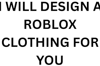 design roblox clothing for you