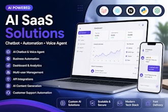 build ai saas website ai chatbot ai automation and ai voice agent