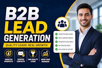 do b2b lead generation and targeted prospect list building