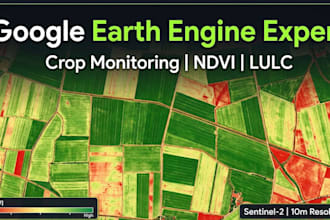 do google earth engine analysis, lulc mapping