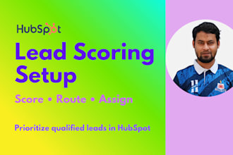 set up hubspot lead scoring and lead routing automation