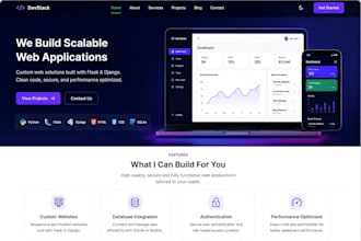 build custom cybersecurity and web development projects