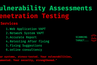 perform vulnerability assessment and penetration testing